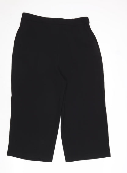 Womens UK Size 14 M&Co Regular Fit  Black Trousers