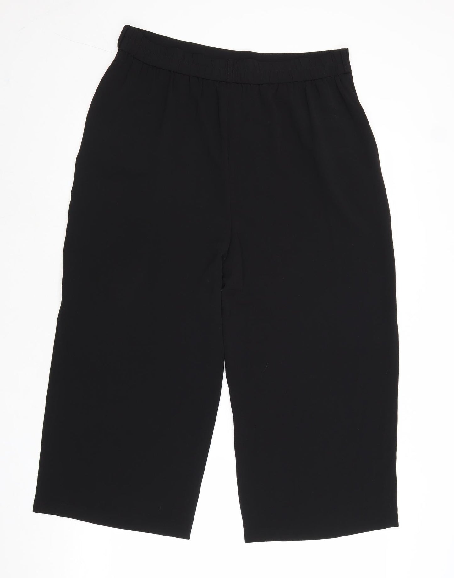 Womens UK Size 14 M&Co Regular Fit  Black Trousers