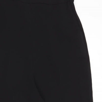 Womens UK Size 14 M&Co Regular Fit  Black Trousers