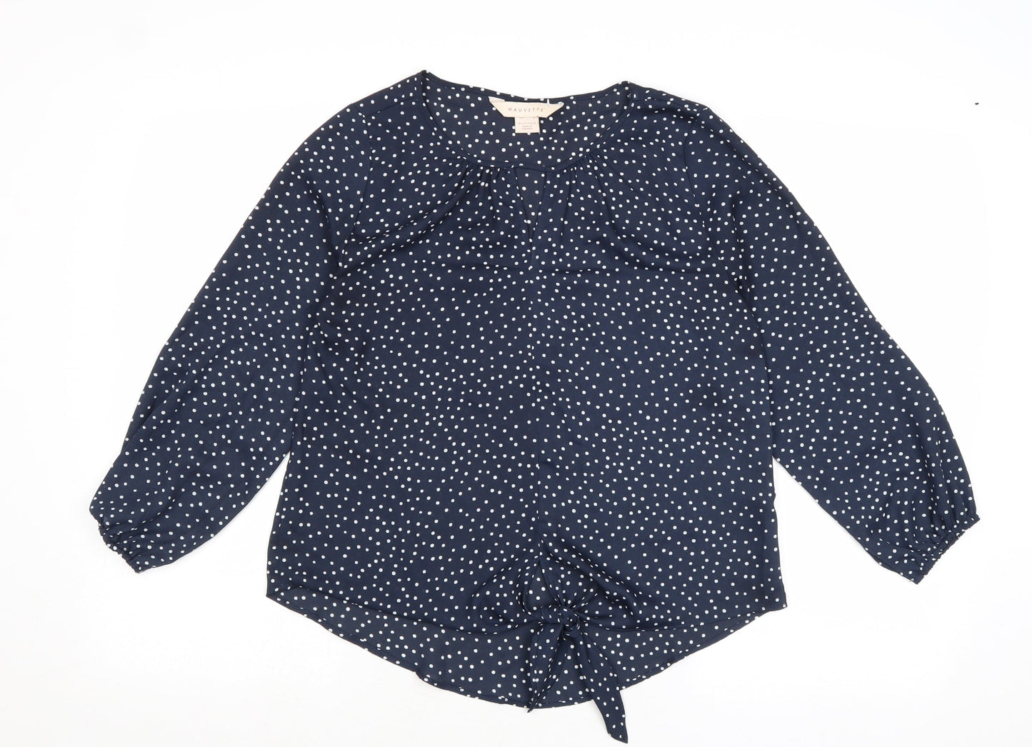 Womens UK Size 8 Mauvette Blue Basic Blouse
