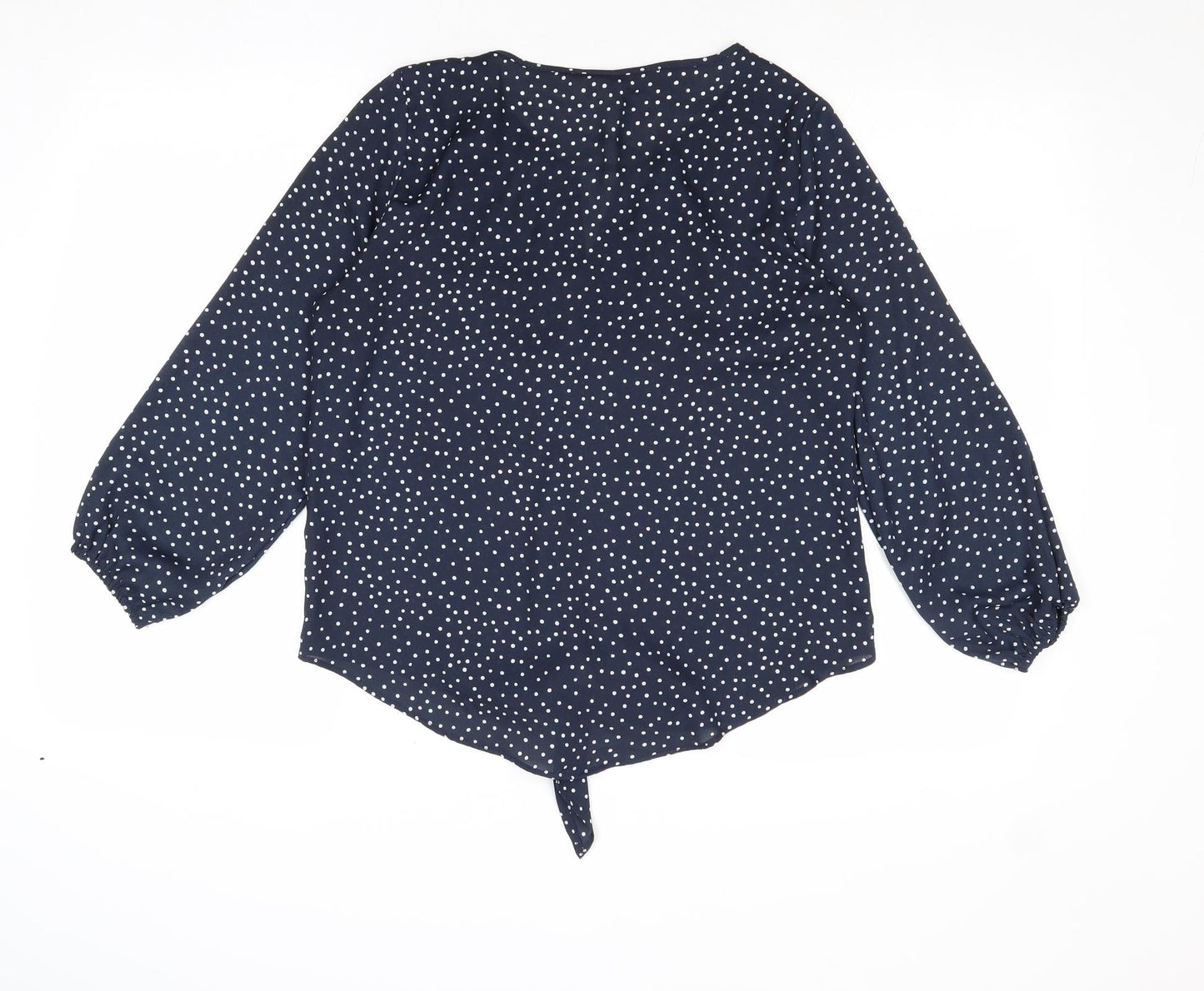 Womens UK Size 8 Mauvette Blue Basic Blouse