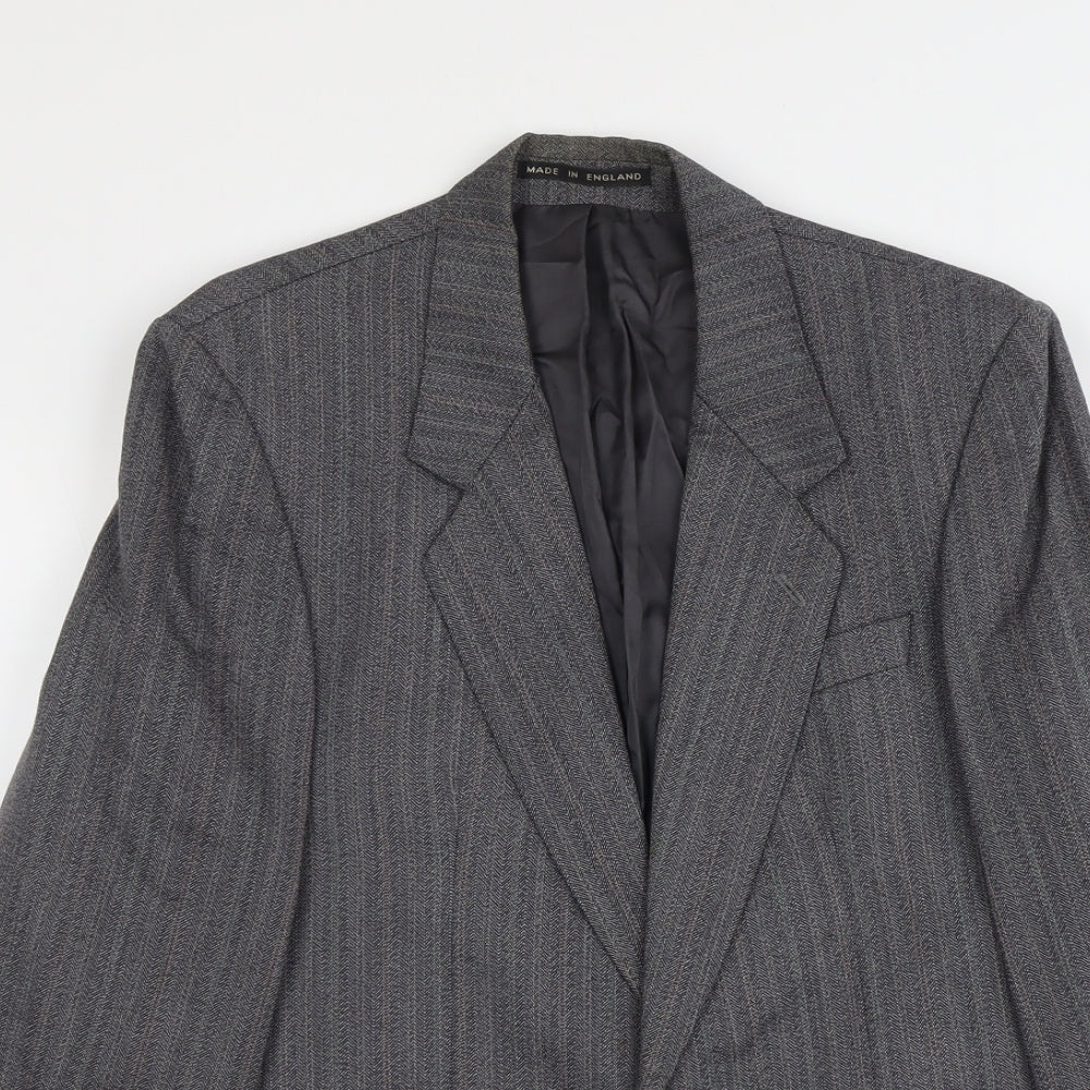 Mens UK Size M James Barry Regular Grey Suit Jacket