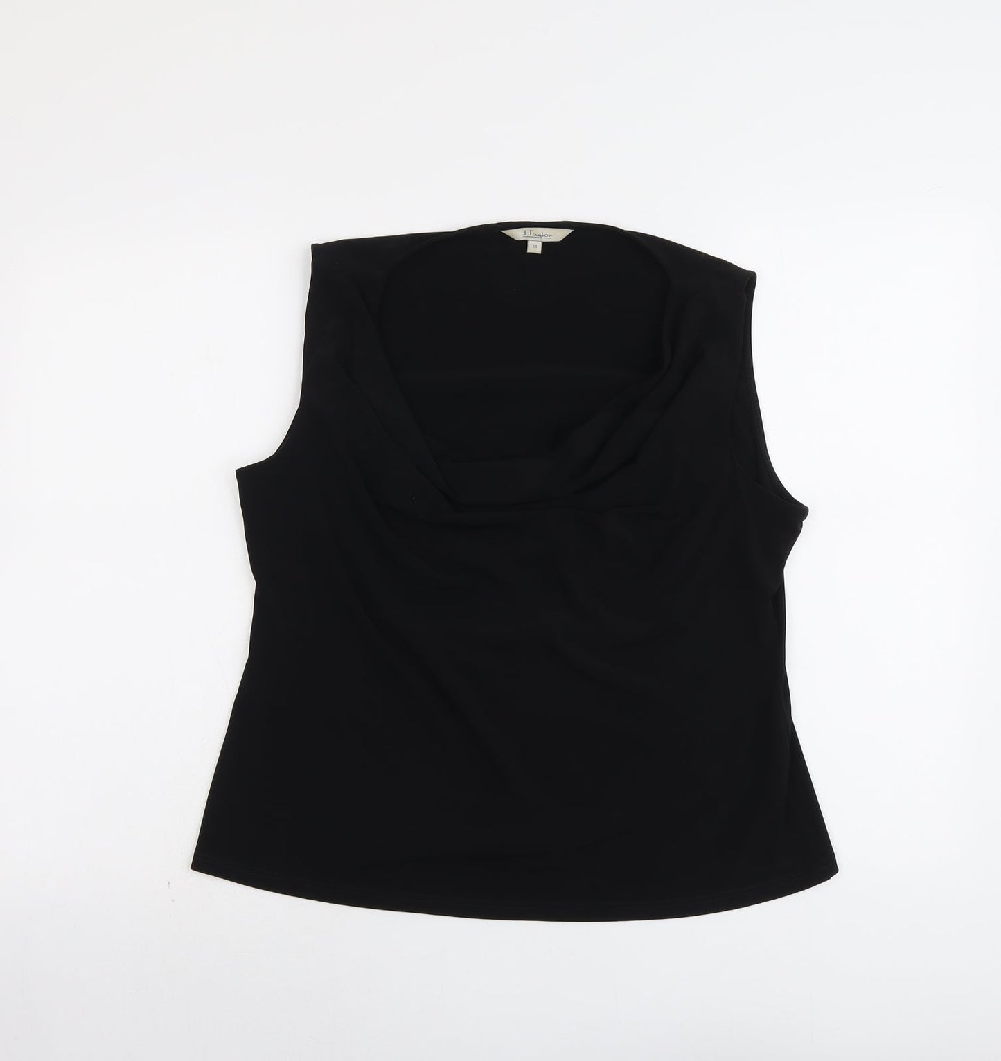 Womens UK Size 18 J. Taylor Black Basic Tank
