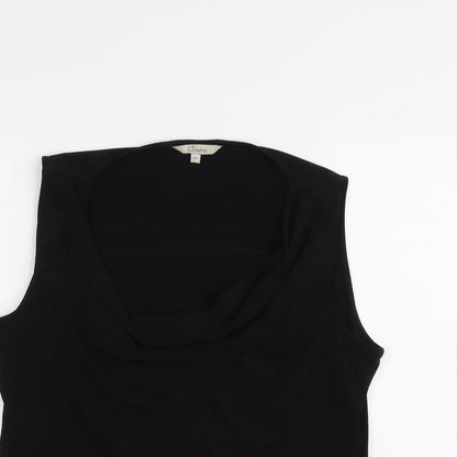 Womens UK Size 18 J. Taylor Black Basic Tank