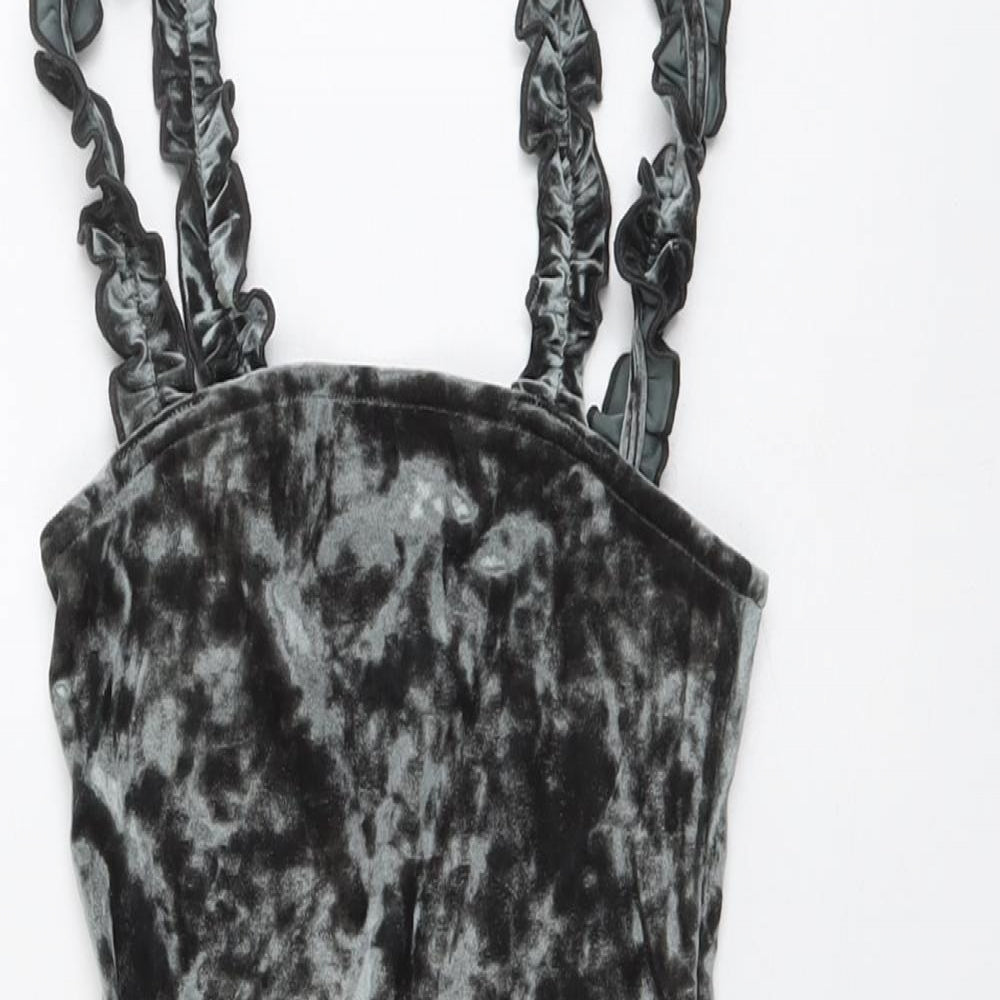 Urban Outfitters Womens Green Polyester Bodysuit One-Piece Size S Pullover