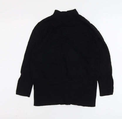 Womens UK Size 12 Star Black Pullover Jumper