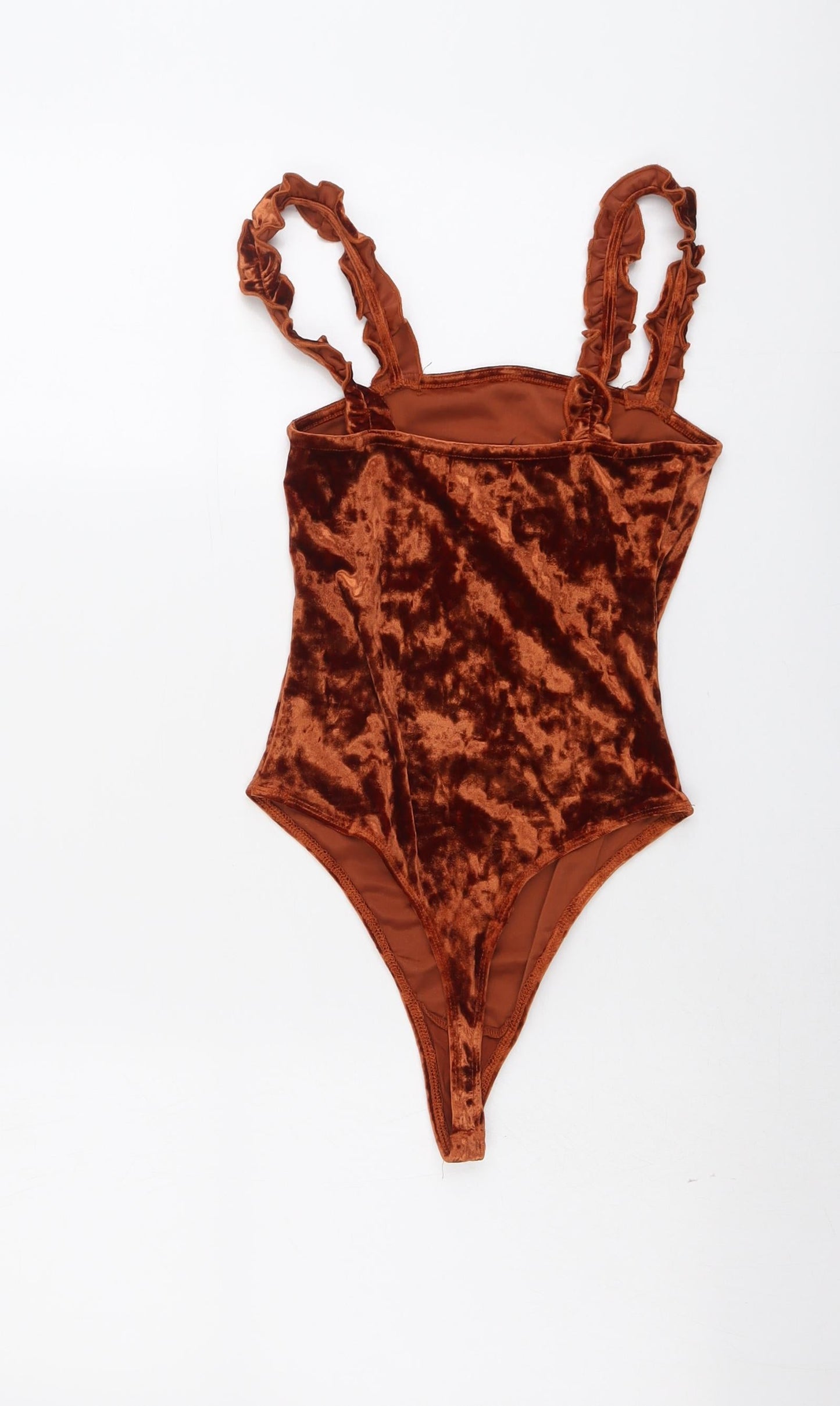 Urban Outfitters Womens Brown Polyester Bodysuit One-Piece Size S Pullover