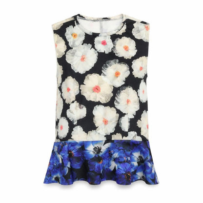 Womens UK Size S Zara Multicoloured Basic Tank
