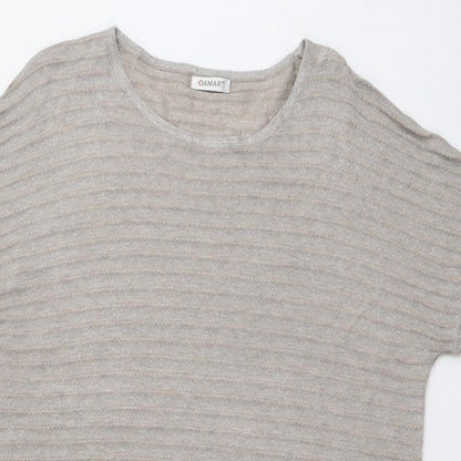 Womens UK Size 14 Damart Beige Pullover Jumper