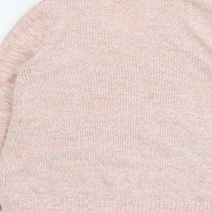 Womens UK Size 12 M&Co Pink Pullover Jumper