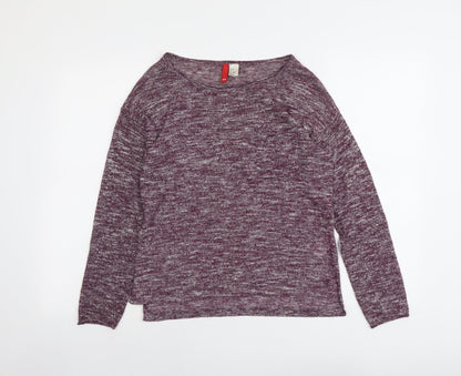 Womens UK Size XS H&M Purple Pullover Jumper
