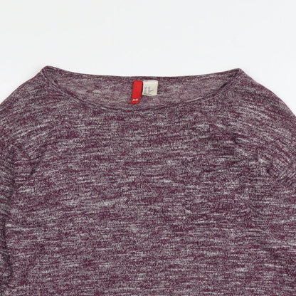 Womens UK Size XS H&M Purple Pullover Jumper