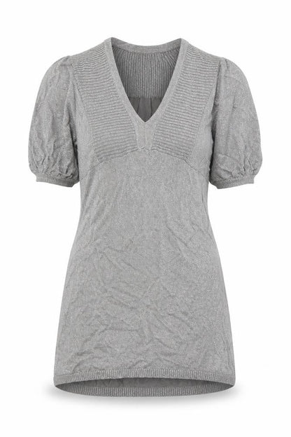Womens UK Size 12 New Look Silver Pullover Jumper