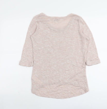 Womens UK Size 10 New Look Pink Pullover Jumper