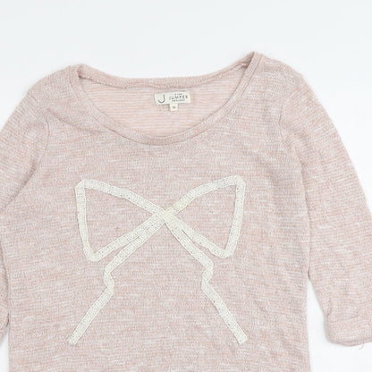 Womens UK Size 10 New Look Pink Pullover Jumper