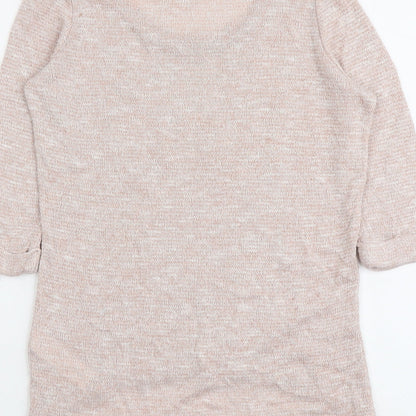 Womens UK Size 10 New Look Pink Pullover Jumper