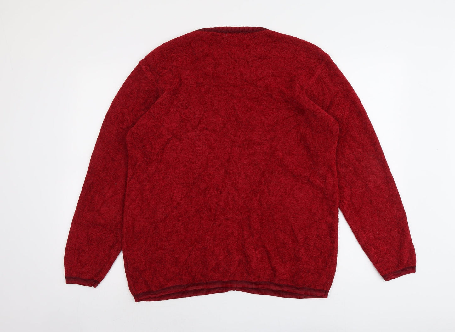 Womens UK Size L Fay Louise Red Pullover Jumper