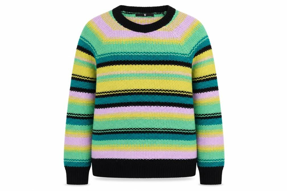Womens UK Size 12 Very Multicoloured Pullover Jumper