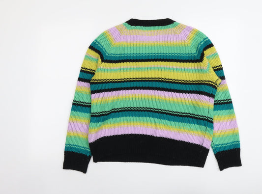 Womens UK Size 12 Very Multicoloured Pullover Jumper
