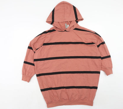 Womens UK Size 10 ASOS Pink Pullover Hoodie