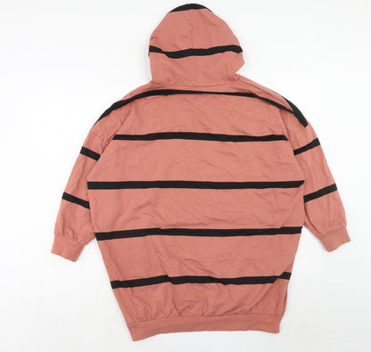 Womens UK Size 10 ASOS Pink Pullover Hoodie