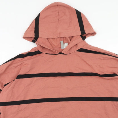 Womens UK Size 10 ASOS Pink Pullover Hoodie