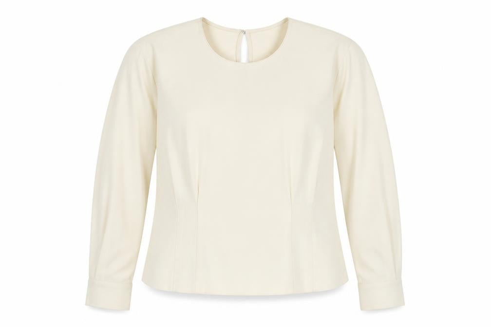 Womens UK Size 18 Marks and Spencer Ivory Basic Blouse