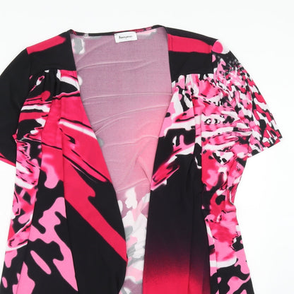 Womens UK Size 14 Anonymous Pink Cardigan Jumper