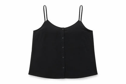 Womens UK Size 12 Topshop Black Basic Tank
