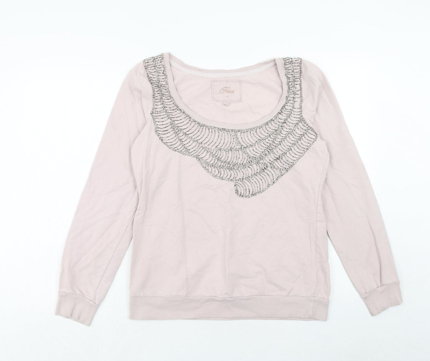 Womens UK Size 14 NEXT Pink Pullover Sweatshirt