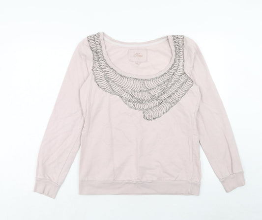Womens UK Size 14 NEXT Pink Pullover Sweatshirt