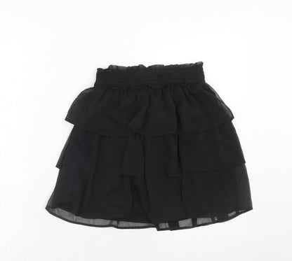 H&M Womens Black Polyester Skater Set Size XS