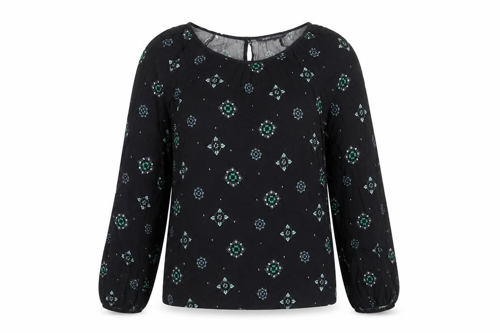 Womens UK Size 6 Marks and Spencer Blue Basic Blouse