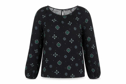 Womens UK Size 6 Marks and Spencer Blue Basic Blouse