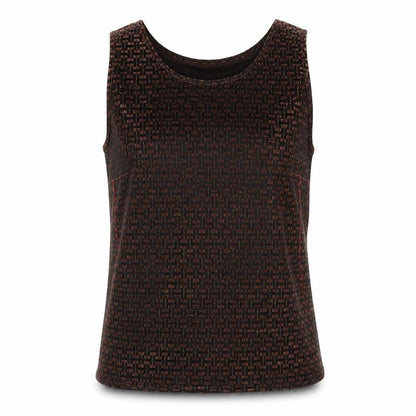 Womens UK Size 14 Berkertex Brown Basic Tank