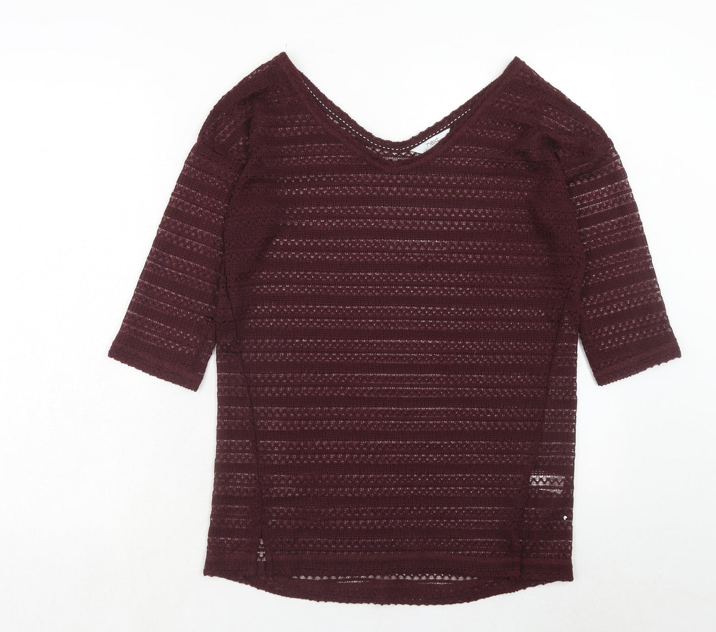 Womens UK Size 8 NEXT Purple Pullover Jumper