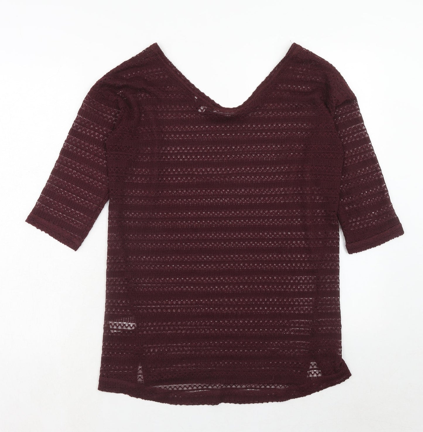 Womens UK Size 8 NEXT Purple Pullover Jumper