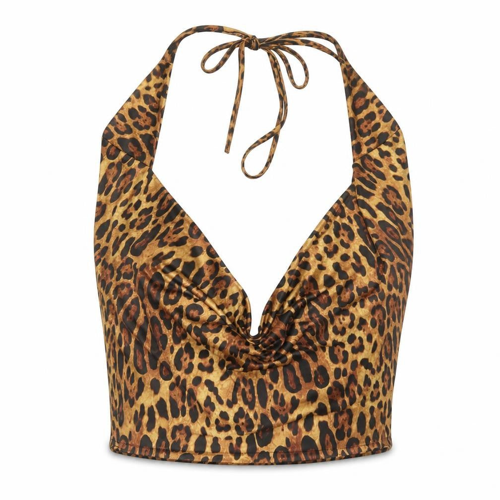 Womens UK Size 8 Missguided Brown Basic Tank