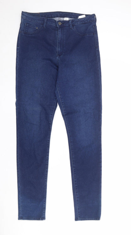 Womens UK Size 36 in H&M Regular Fit Skinny Blue Jeans