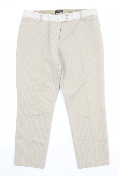 Womens UK Size 10 The Limited Regular Fit  Beige Trousers