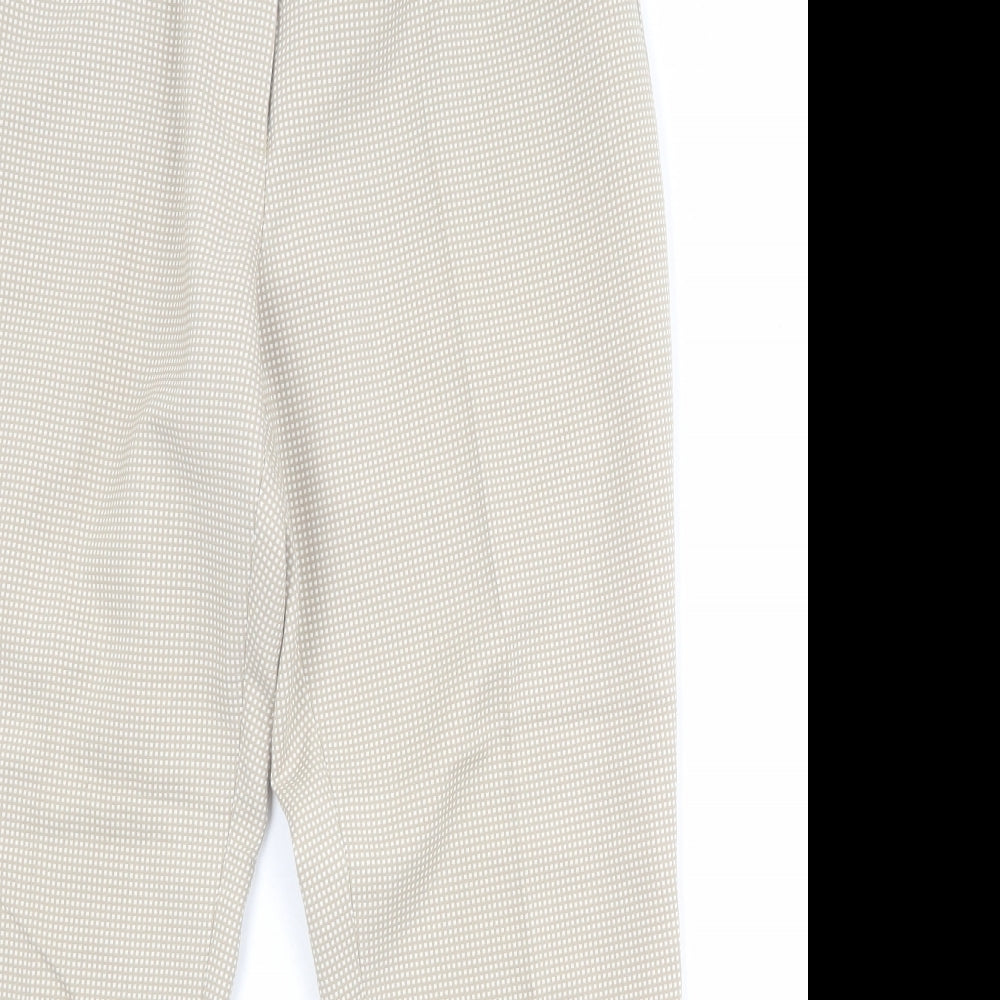 Womens UK Size 10 The Limited Regular Fit  Beige Trousers