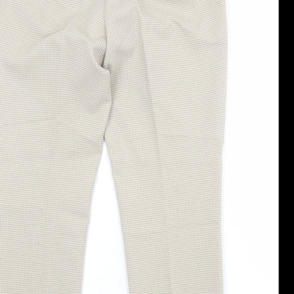 Womens UK Size 10 The Limited Regular Fit  Beige Trousers