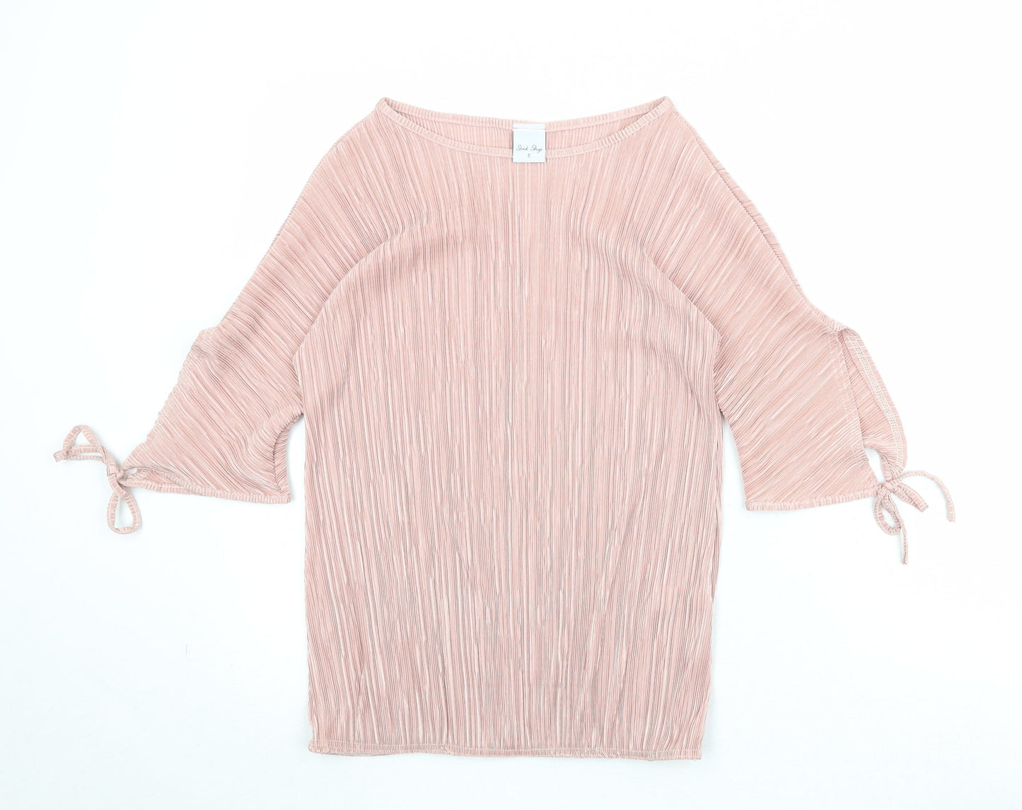 Womens UK Size S Stock Shop Pink Basic Blouse