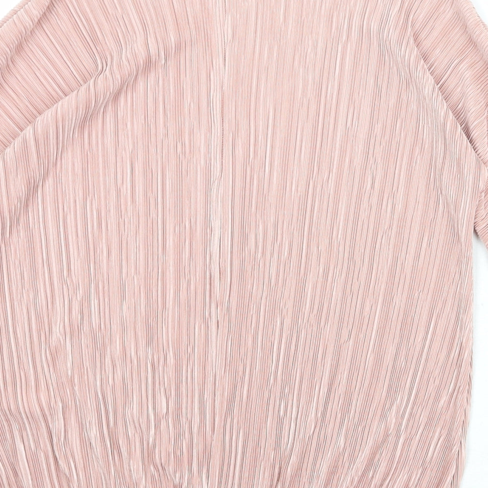 Womens UK Size S Stock Shop Pink Basic Blouse