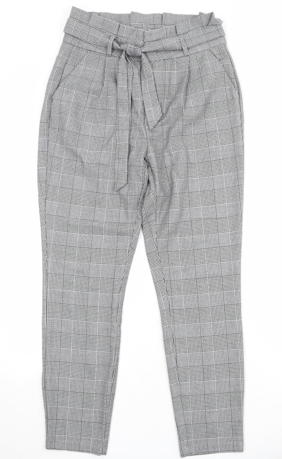 Womens UK Size 28 in VERO MODA Regular Fit Carrot Grey Trousers