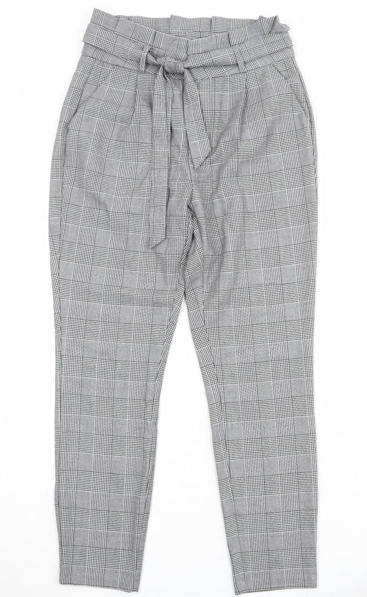Womens UK Size 28 in VERO MODA Regular Fit Carrot Grey Trousers