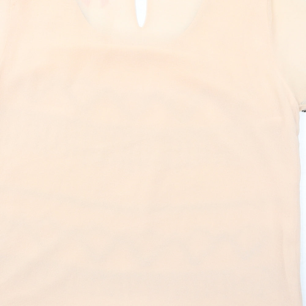 Womens UK Size 10 Lipsy Pink Basic T-Shirt
