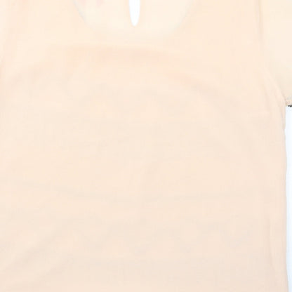Womens UK Size 10 Lipsy Pink Basic T-Shirt