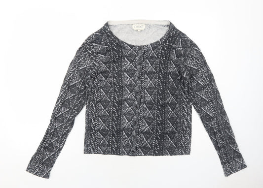 Womens UK Size 14 NEXT Grey Cardigan Jumper