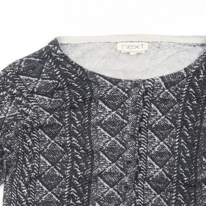 Womens UK Size 14 NEXT Grey Cardigan Jumper